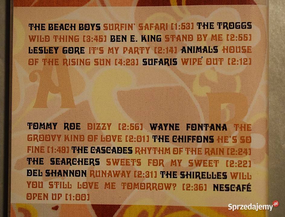 Nescafe składak muzyczny z lat 60 tych kaseta Chełmno