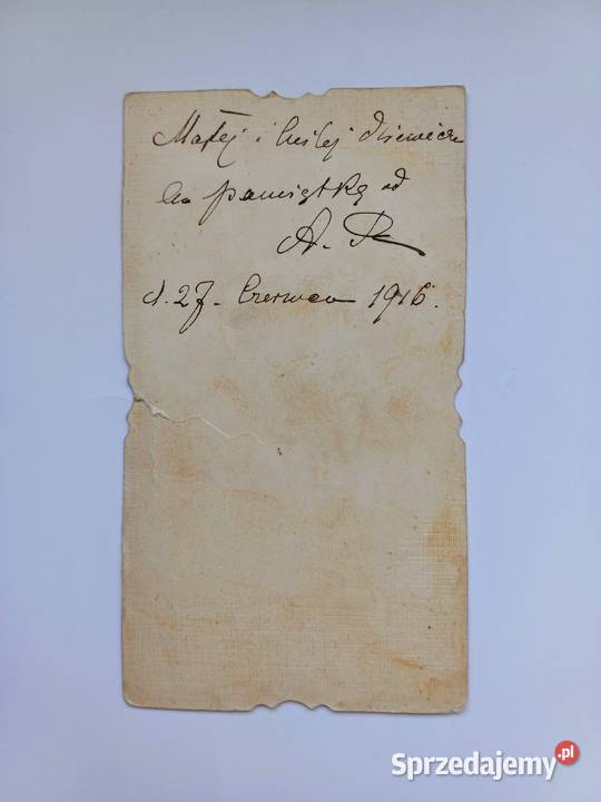MAISON BOUASSELEBEL PARIS Obrazek c1916 Warszawa