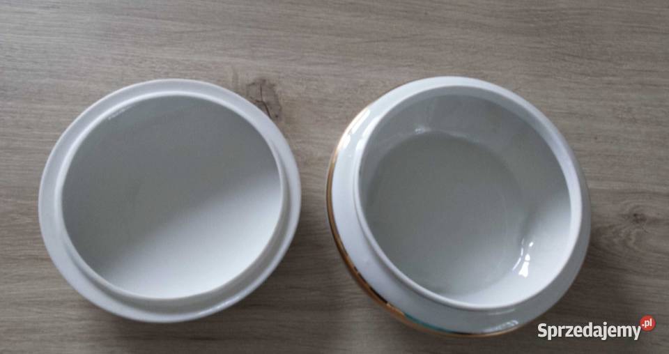 Puzderko Ćmielów Miłość Wiedeńska Lata 60te Porcelana i szkło Porcelana i szkło