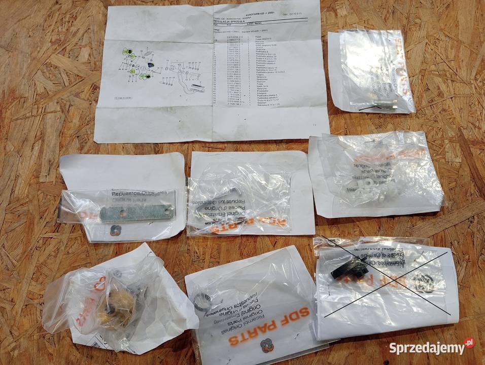 zestaw naprawczy pedału sprzęgła DeutzFahr wielkopolskie Koszanowo sprzedam