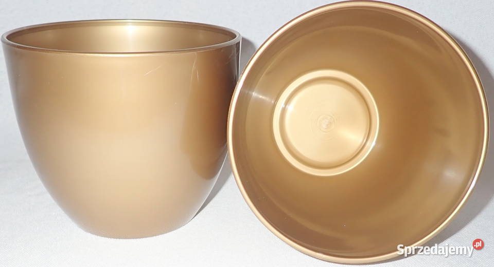 Miski Sevilla Duże ZŁOTE na storczyki 1 13 Siewierz