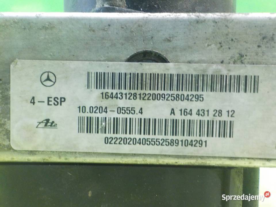 MERCEDES ML W164 LIFT 30 CDI 09r pompa ABS