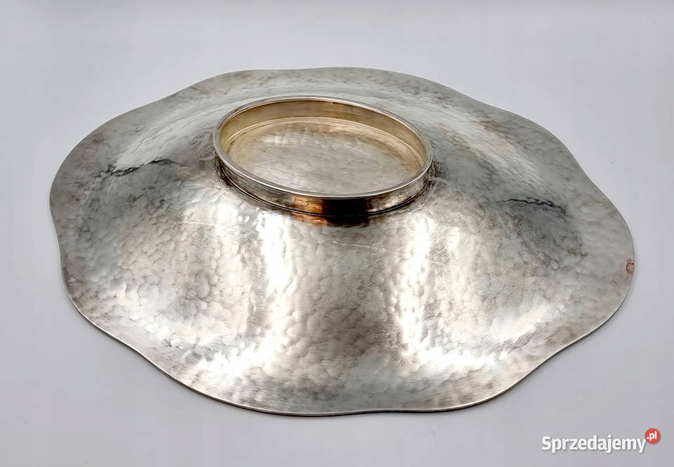 Półmisek firmy WFM platerowany srebrem Zastawa stołowa mazowieckie Warszawa