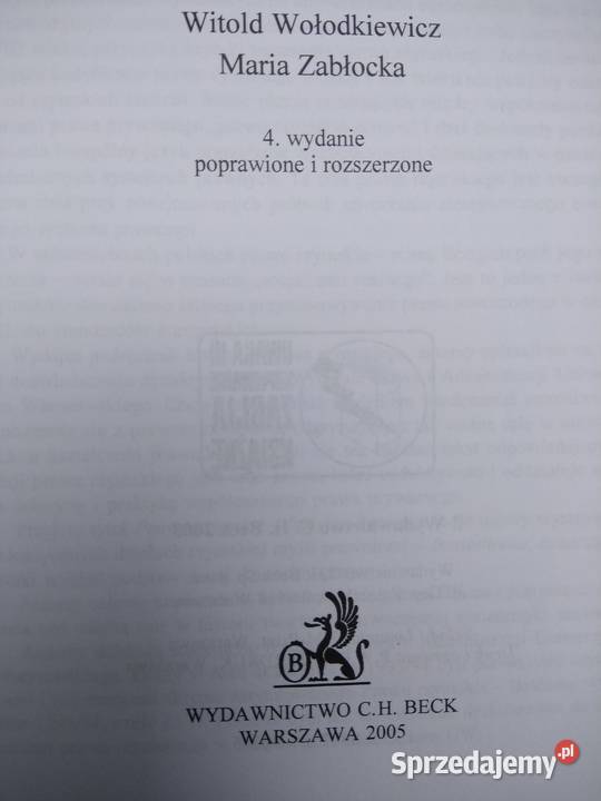 Prawo rzymskie podręczniki prawnicze mazowieckie Warszawa