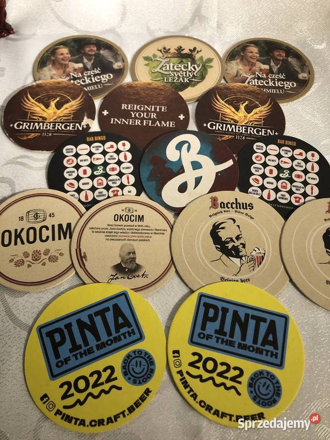 podkładek pod szklanki czy kufle do piwa sprzedam