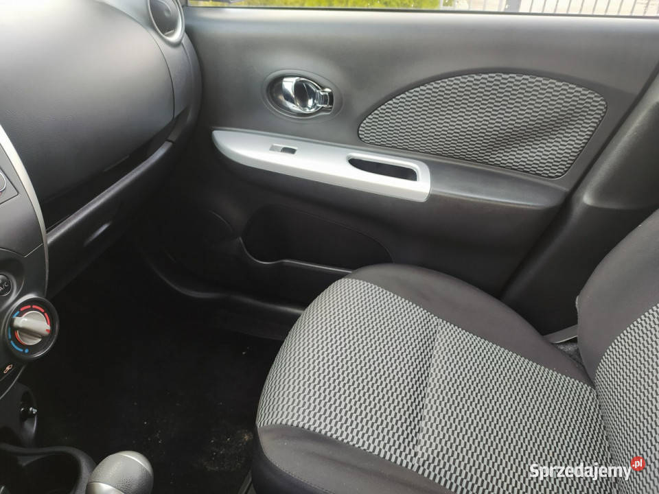 Nissan Micra K13 12 80 Automat Bezwypadkowy K13 bordowy Łódź sprzedam