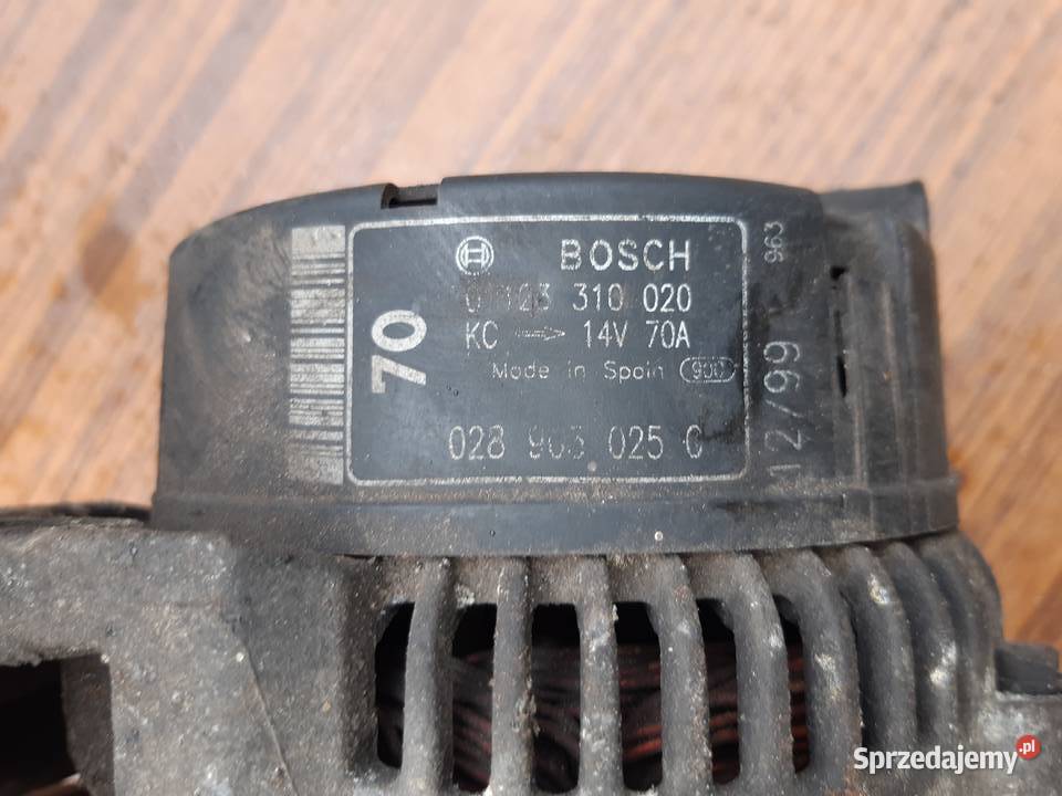Transporter T4 19 D TD Alternator 70A Bosch Mińsk Mazowiecki sprzedam