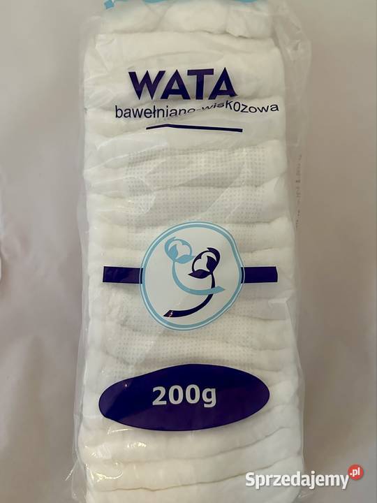 Wata bawełnianowiskozowa 200g TZMO śląskie Zabrze