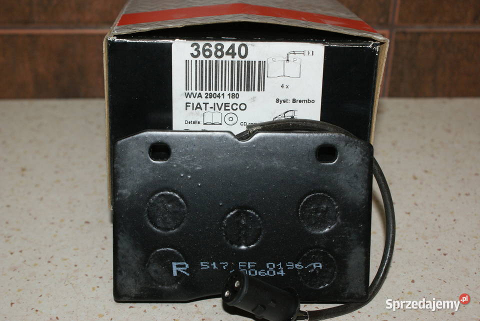 36840 ABS KLOCKI HAMULC IVECO DAILY II 8999 osobowe Białobrzegi