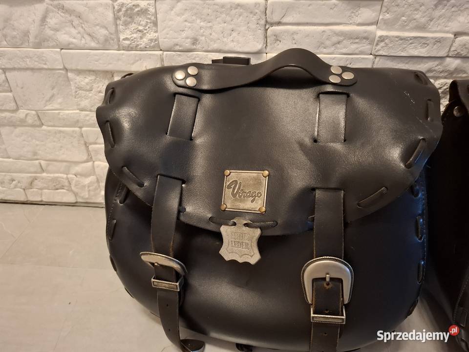 Sakwy boczne Yamaha Virago skóra Virago