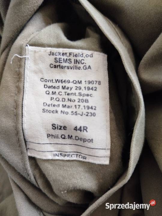 Kurtka wojskowa M41 Końskie