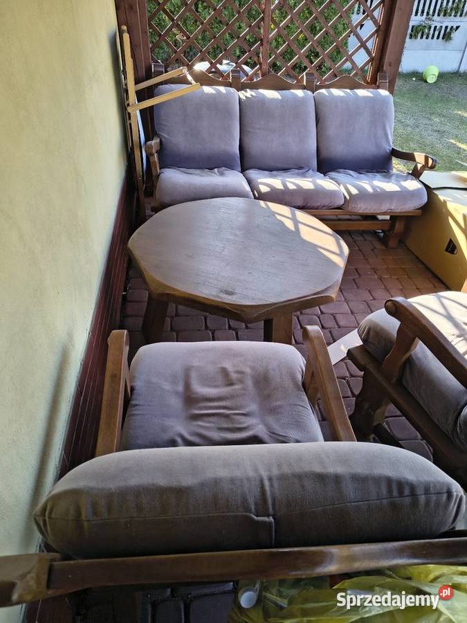 Meble dębowe komplet wypoczynkowy Klucze sprzedam