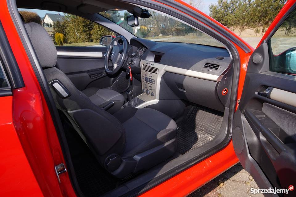 Opel Astra H GTC COSMO welurowa tapicerka pomorskie Gdynia