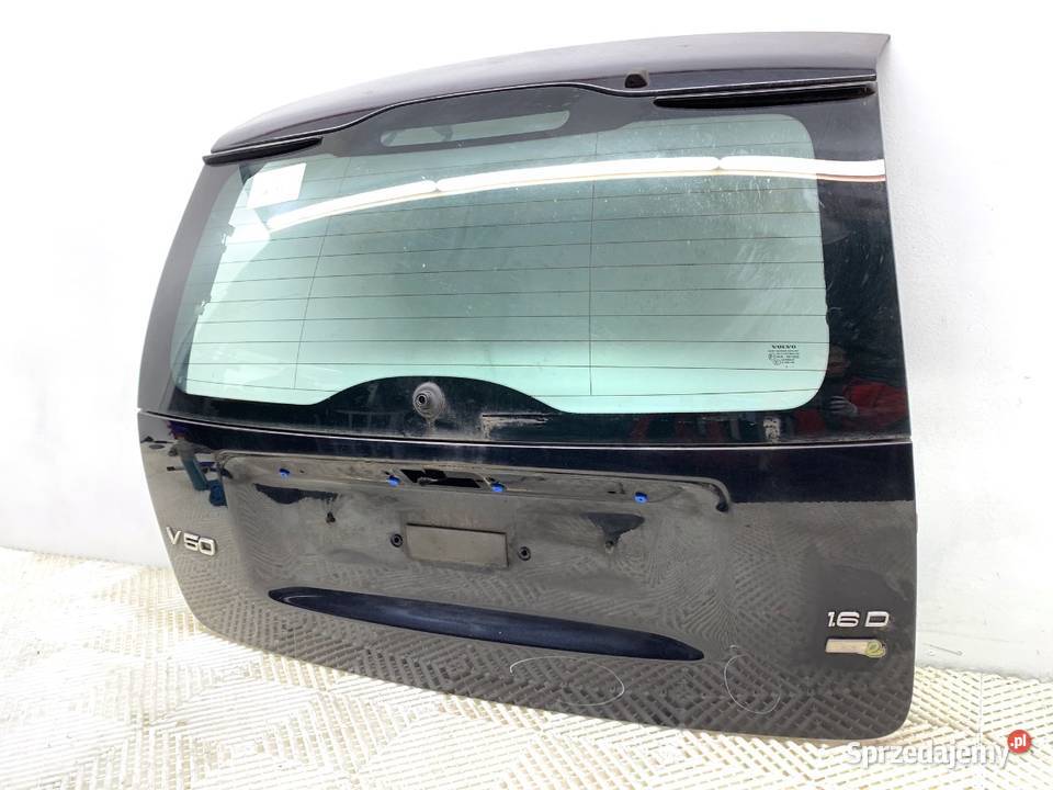KLAPA TYŁ VOLVO V50 Kombi 0312 CZARNY TYLNA