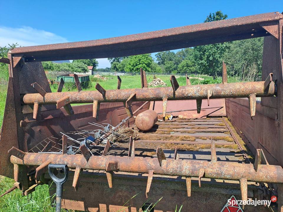 Rozrzutnik obornika jednoosiiwy uszkodzony lubuskie Wschowa