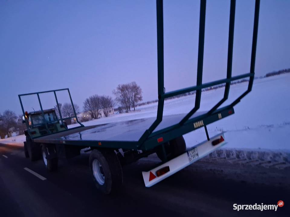 Przyczepa slomy skrzynio palet kujawsko-pomorskie Mgoszcz
