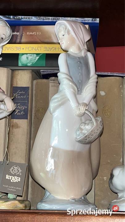 Dziewczyna z koszem kwiatów NAO Spain by Lladro Gdańsk sprzedam