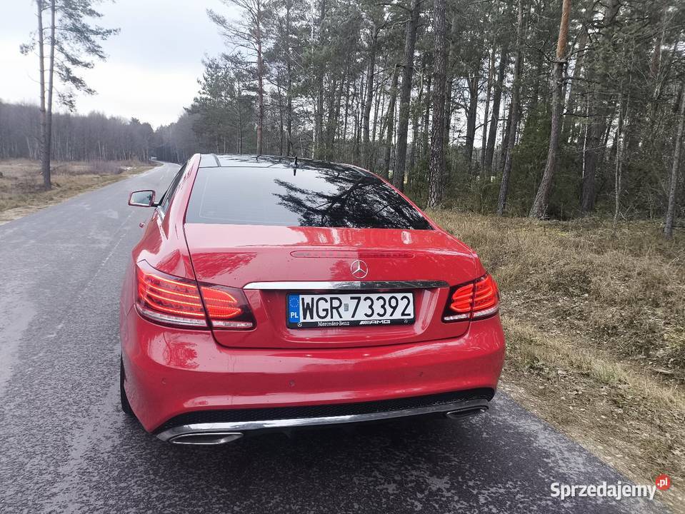 Mercedes E350 Coupe AMG 30 Diesel Skóry Full Ciechanowiec