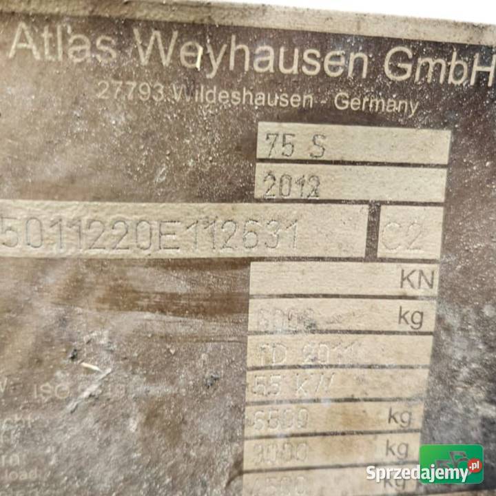 Ramię Kiwak Atlas  AR 75 S Wilkowo sprzedam