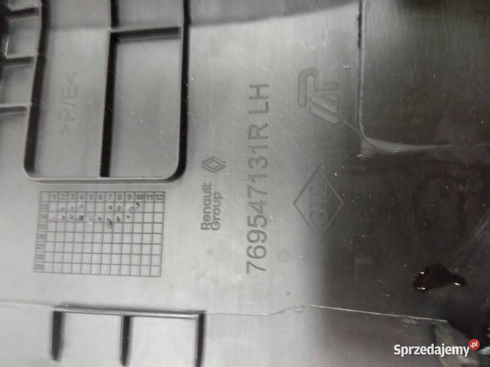 OSŁONA PROGU LEWY TYŁ 769547131R Dacia Duster Progi sprzedam