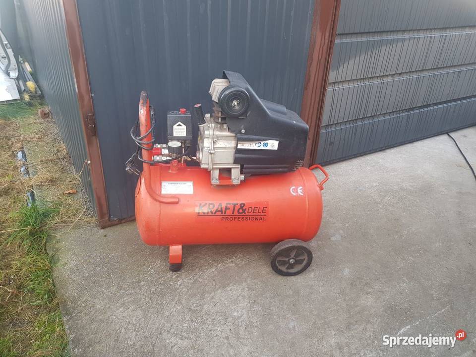 Kompresor olejowy Kraft&Dele KD401 50L / 8 bar – BDB Stan, 100% Szczelny!