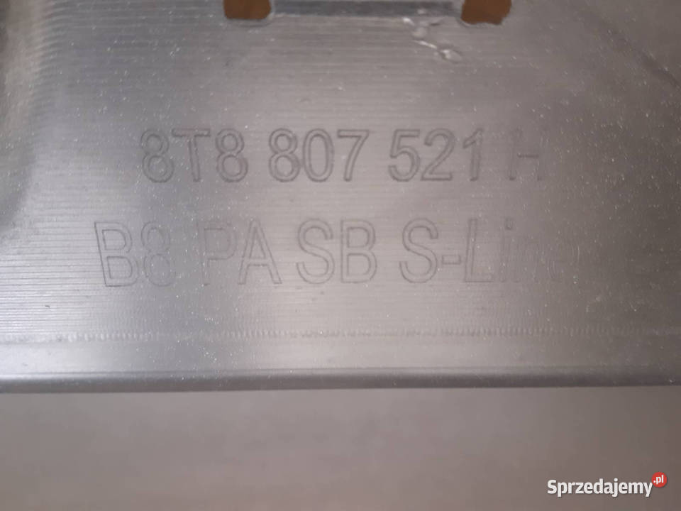 Dyfuzor Audi A5 S line Sportback 8T8 807 521 H Karoseria Motoryzacja mazowieckie sprzedam