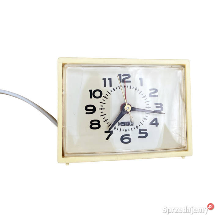 Modernistyczny budzik elektryczny ESGE Niemcy Warszawa sprzedam