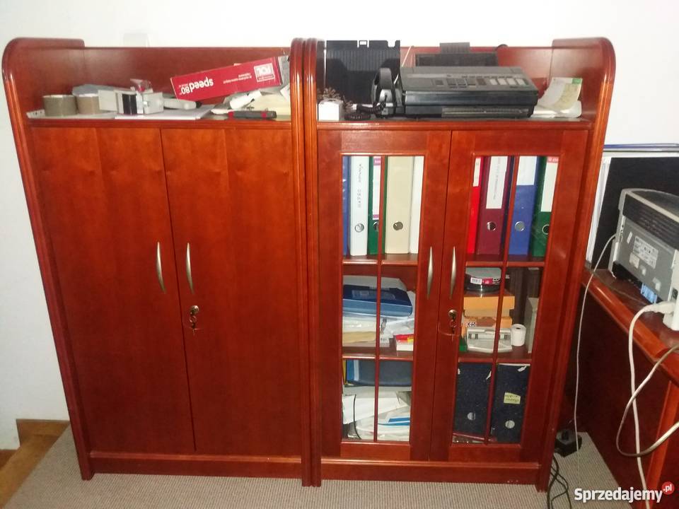 Eleganckie Meble GABINETOWE duży zestaw 2 biurka Warszawa sprzedam