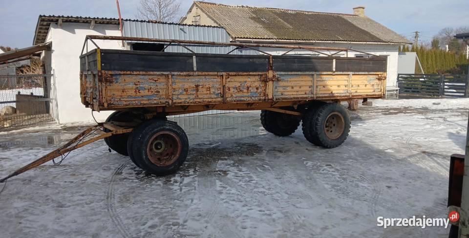 Przyczepa rolnicza 8t możliwość transportu Przyczepy rolnicze sprzedam