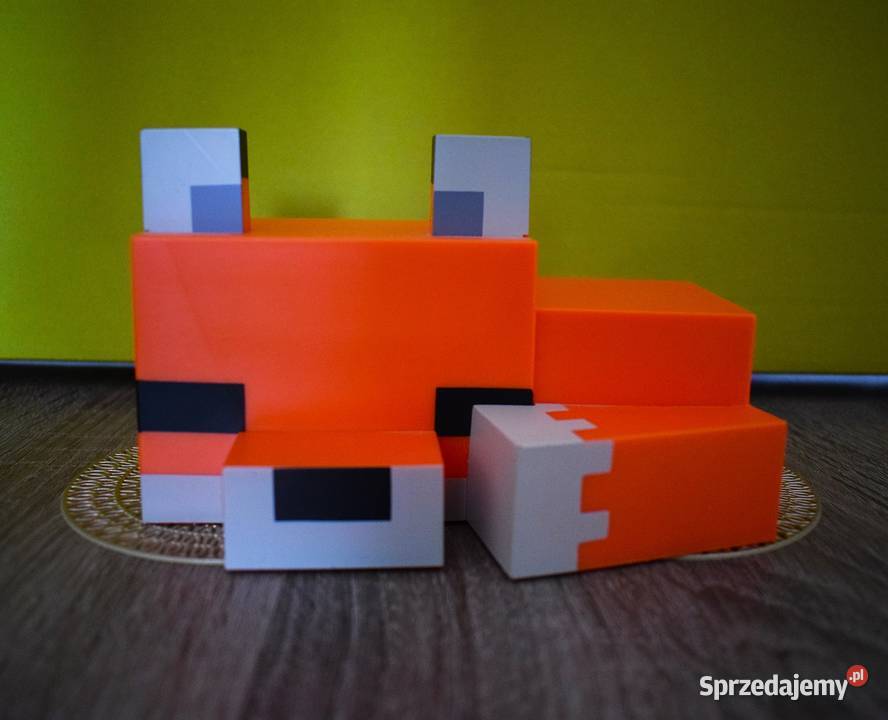 Minecraft Fox Lisek lampka nocna nowa nieużywana Chełmno
