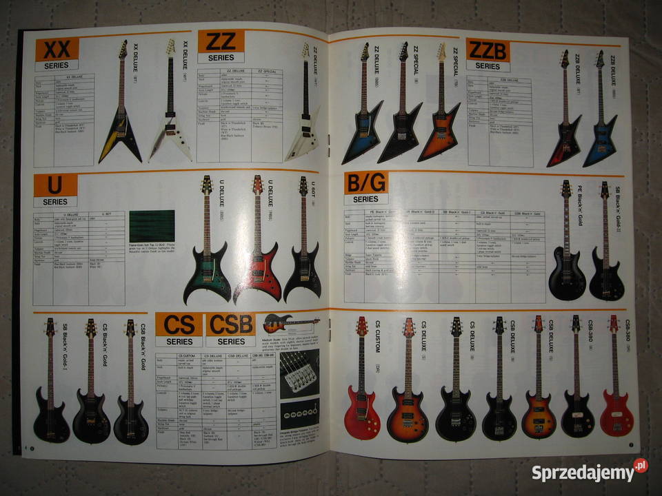 Aria Pro II Electric Guitars Catalog katalog Gitary i akcesoria Kępice