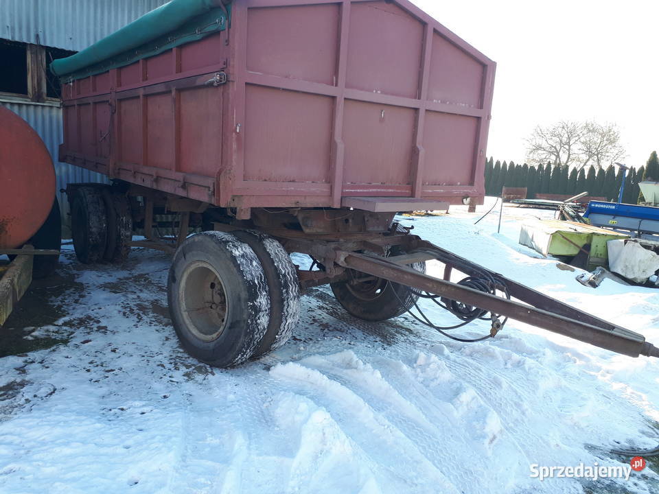 Przyczepa wywrotka hl8011 hw8011 10 t Wejsce