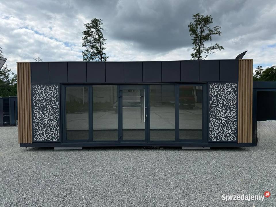 Pawilon 800x300 z dekorem LED biurowy usługowy Sprzedaż dolnośląskie Wrocław