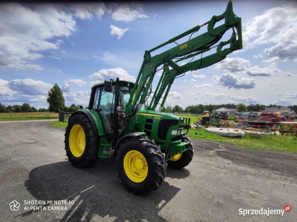 John Deere 6330 11 r 9200 mtg z Tuzem TLS Kabina Czersk