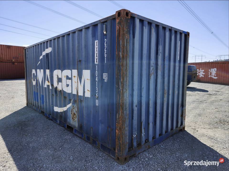 Kontener morski magazynowy 20DV 6 metrów Olsztyn