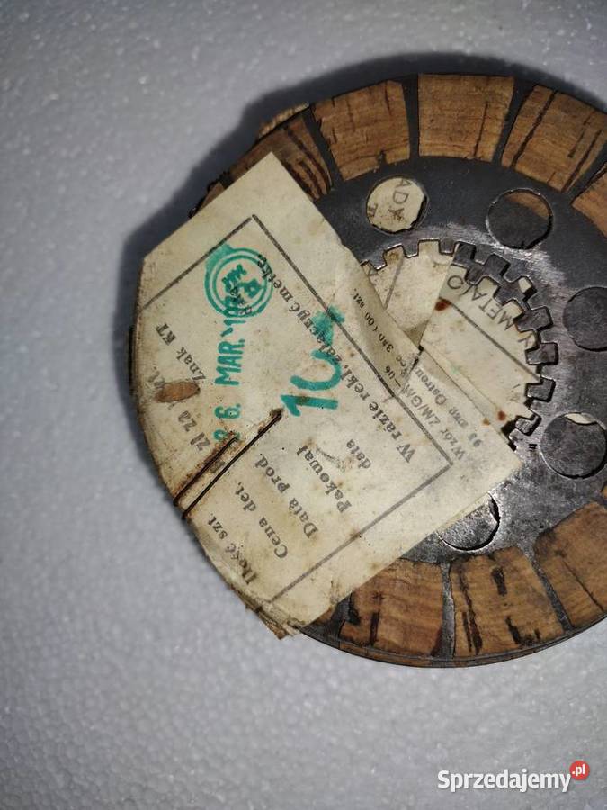 Tarcza sprzęgła WSK 125 ZMD PRL oryginał Nowe Łańcut