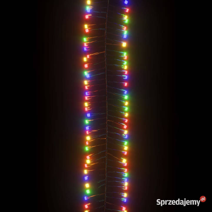 Sznur lampek LED 3000 kolorowych diod 23 m PVC mazowieckie Warszawa