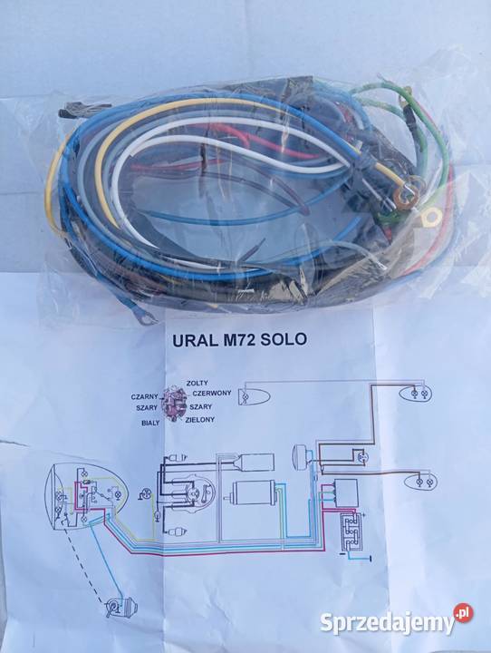 INSTALACJA ELEKTRYCZNA SCHEMAT 6 V M72 IRBIT Niemodlin sprzedam