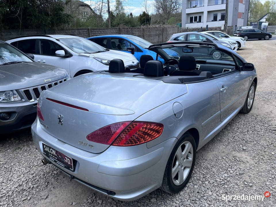 Peugeot 307 CC 20 Klima Alu El szyby KS Serw Bez serwisowany w ASO Częstochowa