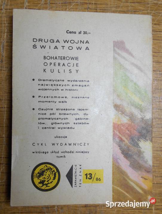 Żółty Tygrys Nienasycona przełęcz 1386 Proza i poezja Parczew