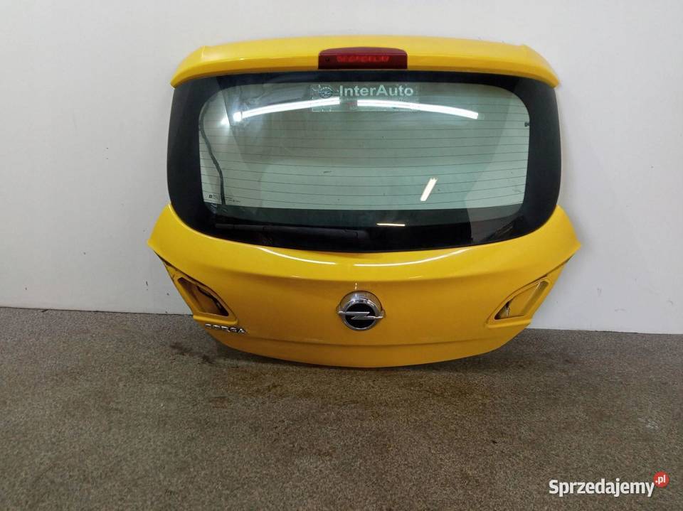 KLAPA TYŁ SZYBA Z40Q Opel Corsa V 2014 E osobowe sprzedam