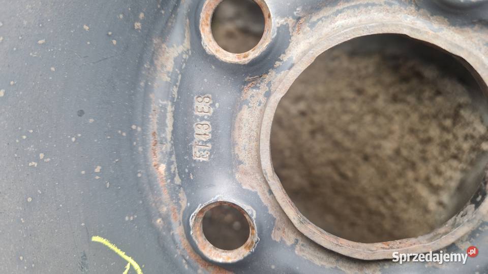 VW POLO FABIA LEON FELGI STALOWE 15 ET38 5X100 Słowikowo