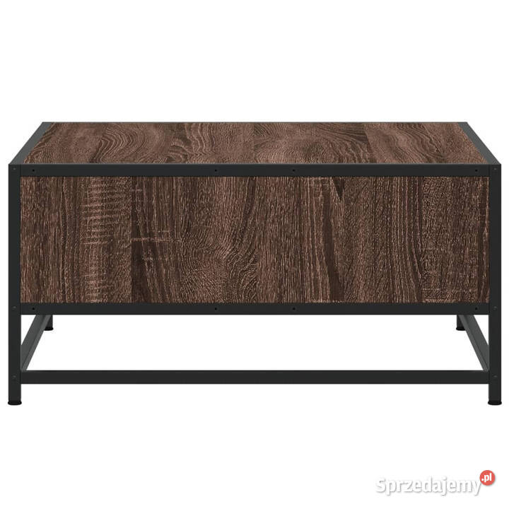 Stolik kawowy brązowy dąb 605x605x30 WM848768 Warszawa sprzedam