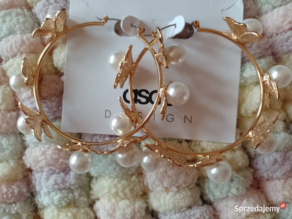 ASOS Wytworne bogato zdobione kolczyki małopolskie Kraków sprzedam