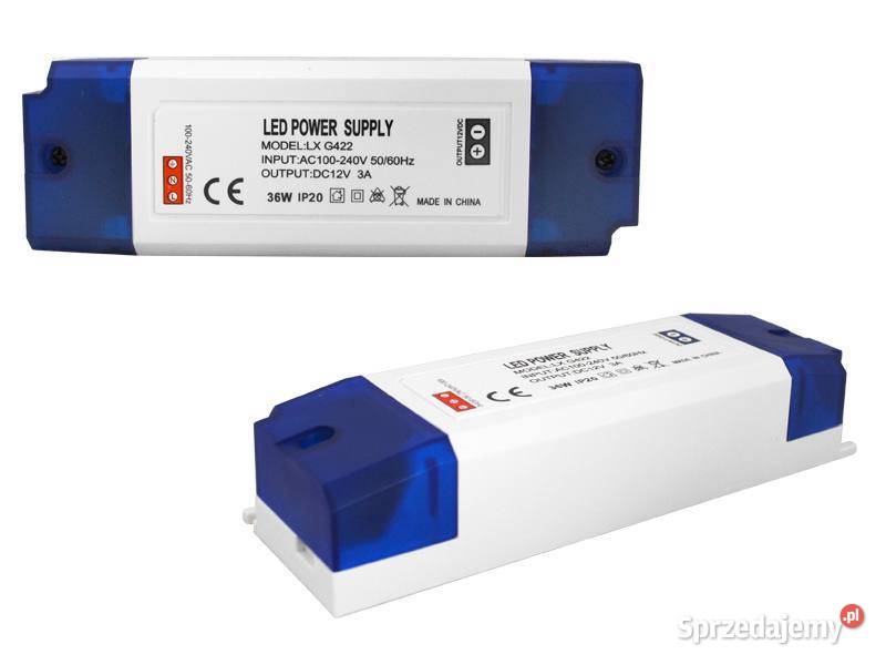 Zasilacz impulsowy Lextool LXG422 36W3A do taśm