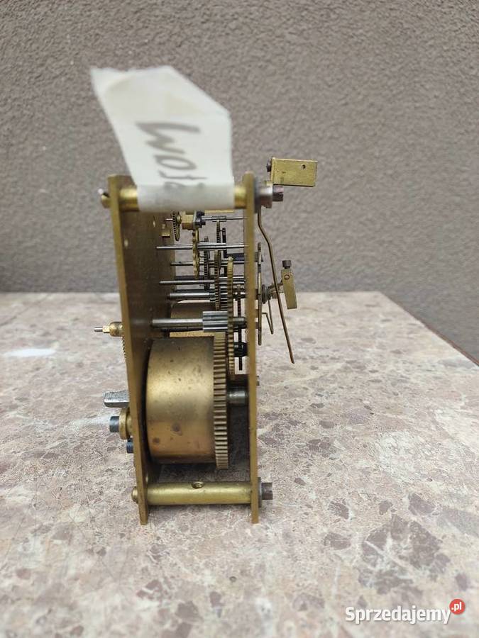 M075 Mechanizm starego zegara Hermann Braukmann Tczew sprzedam