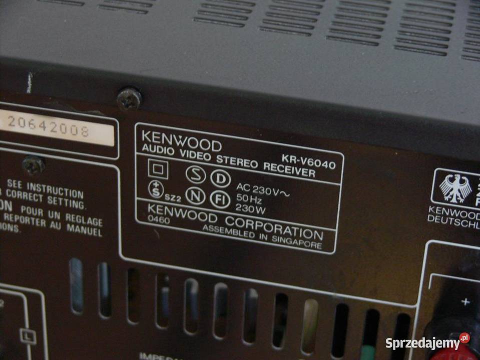 Amplituner wzmacniacz Kenwood KRV6040 mocny Jasło