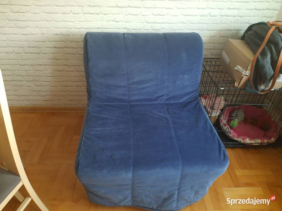 Fotel rozkładany Ikea stan plus pojemniki na Wałbrzych