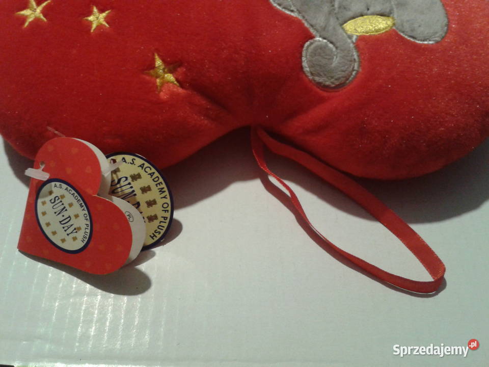 SERCE pluszowe czerwone ze SŁONIKIEM 30 na Zabawne gadgety Wyposażenie wnętrz opolskie Wołczyn