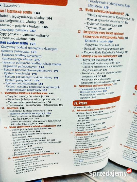 Wiedza o społeczeństwie antykwariat szkolny Warszawa